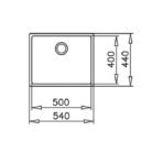 Lavaplatos BELinea RS15 50.40 3 1/2 C/REB SF - Imagen 6