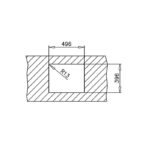 Lavaplatos BELinea RS15 50.40 3 1/2 C/REB SF - Imagen 7