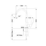 Monomando de cocina IN 915 Negro - Imagen 5