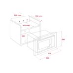 Microondas MWE 255 FI BK-SS - Imagen 5