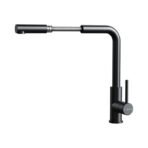 Monomando de Cocina con caño alto extraíble Negro UNI 9331 - Imagen 4