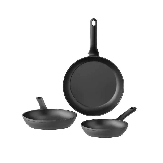 Juego-de-sartenes-antiadherente-Helix-de-3-piezas-Berghoff Juego de sartenes antiadherente Helix de 3 piezas Berghoff