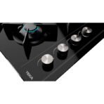 Duetto Crystal 60 Encimera a Gas 4 hornillas + Campana Extractora Black - Imagen 4