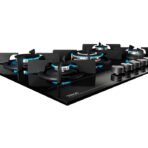 Duetto Crystal 75 Encimera a Gas  5 hornillas + Campana Extractora Black - Imagen 4