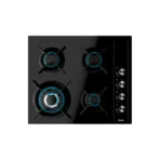 Duetto Crystal 60 Encimera a Gas+ Campana Extractora Black + Horno eléctrico HSB 610 BK - Imagen 3