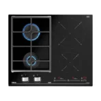 Campana Extractora DLV 68660 BK 60 cm + Cocina Mixta de inducción + Gas JZC 64322 ABB BK + Horno Eléctrico HLB 8408 BK - Imagen 3