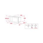 Microondas integrable NEO MS 6200 BIS SS - Imagen 9